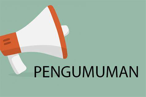 Pengumuman 1
